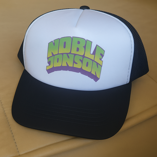 Noble Jonson Vintage Snapback Trucker Hat - Black